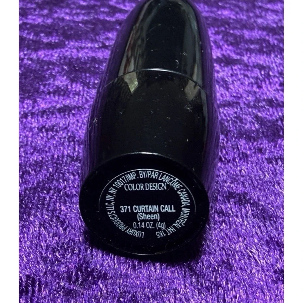 Lancome‎ Color Design Lipstick 371 Curtain Call Sheen NEW